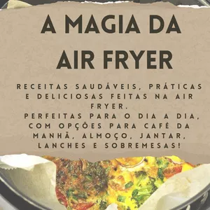 Imagem de capa para o Ebook Ebook - Magia da Air Fryer