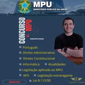 Imagem de capa para o Curso online Curso preparatório para o concurso do MPU