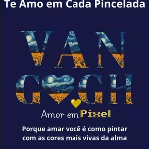 Imagem de capa para o Ebook Te Amo em Cada Pincelada (Van Gogh)