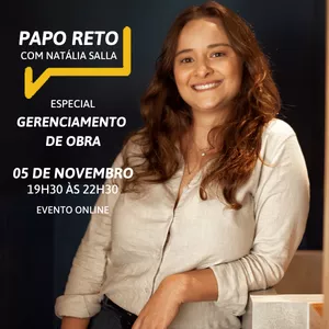 Imagem de capa para o Evento online Gerenciamento de Obra - Workshop Online