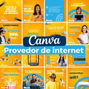 Imagem de capa para o Curso online CANVA PROVEDOR DE INTERNET
