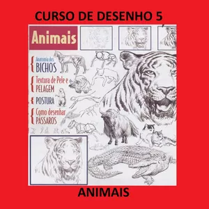Imagem principal do produto CURSO DE DESENHO - 5 - ANIMAIS 