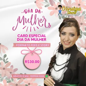 Imagem de capa para o Curso online CARD DIA DAS MULHERES
