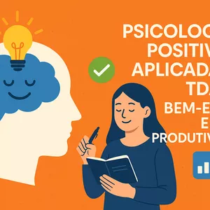 Imagem de capa para o Curso online Psicologia Positiva Aplicada ao TDAH: Bem-estar e Produtividade
