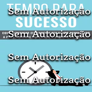 Imagem de capa para o Curso online Tempo Para SUCESSO IMAGEM EDITAVEL
