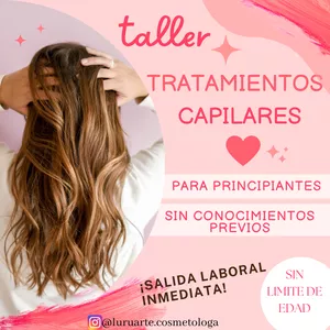 Imagen de portada para Ebook TRATAMIENTOS CAPILARES👸 / PRIMEROS PASOS (amplia e independiente salida laboral )
