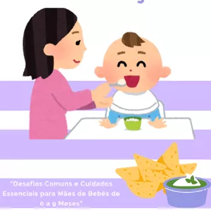 Imagem de capa para o Ebook "Amamentação e Alimentação: Bebês de 3 a 11 Meses"