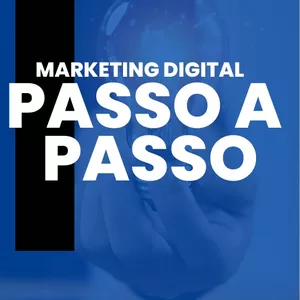 Imagem de capa para o Ebook Passo a passo para o marketing digital - Iniciantes 