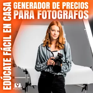 Imagen de portada para Curso online GENERADOR DE PRECIOS PARA FOTOGRAFOS