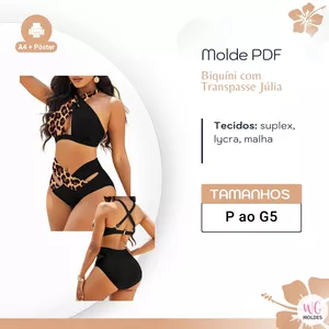 Imagem de capa para o Ebook MOLDE BIQUÍNI COM TRANSPASSE JÚLIA