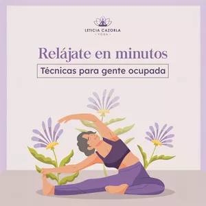 Imagen de portada para Curso online Relájate en minutos: Técnicas para gente ocupada