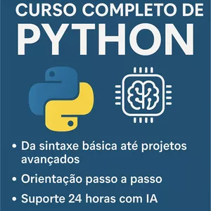 Imagem de capa para o Curso online Impulso Digital — Curso Completo de Python