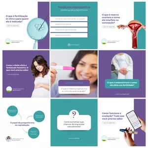 Imagem de capa para o Curso online Canva Pack Medicina Reprodutiva