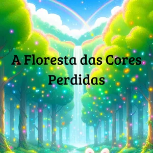 Imagem de capa para o Ebook A floresta das cores perdidas 