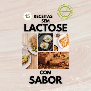 Imagem de capa para o Ebook Receitas sem Lactose com Sabor