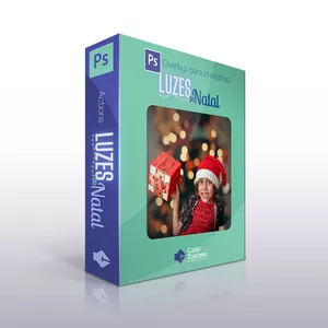 Imagem de capa para o Curso online Luzes do Natal - Efeitos para Photoshop