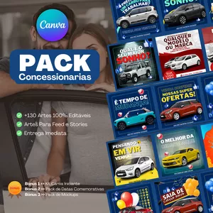 Pack Canva Para Concessionárias