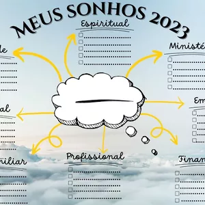Imagem de capa para o Ebook Mapa de Sonhos e Metas