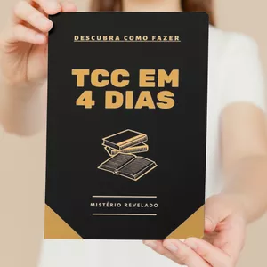 Imagem de capa para o Ebook Como Fazer TCC em 4 Dias