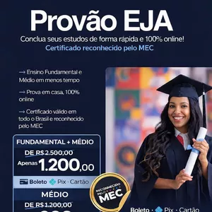 Supletivo EJA EAD: Conclua seus Estudos de Forma Rápida e Flexível