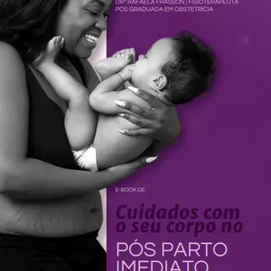 Imagem de capa para o Ebook Cuidados com o seu corpo no pós parto imediato