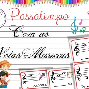 Imagem de capa para o Ebook Passa tempo Musical 