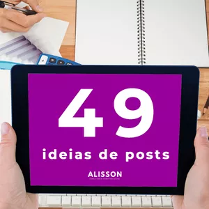 Imagem de capa para o Curso online PAPER EXPRESS: 49 Ideias de posts para redes sociais