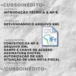 Imagem de capa para o Ebook Desvendando arquivo XML da Nota Fiscal eletrônica