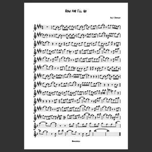 Imagem de capa para o Ebook How far I´ll go - Aulií Cravalho - Partittura para instrumentos em C,Eb, Bb