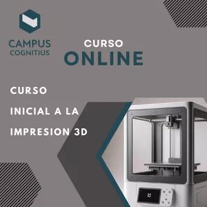 Imagen de portada para Curso online Curso inicial a las impresoras 3D
