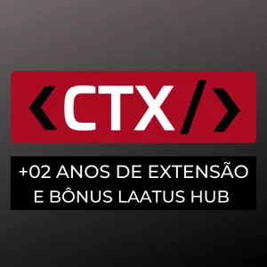 Imagem de capa para o Curso online Extensão CTX + 02 anos e Bônus Experiência Laatus HUB