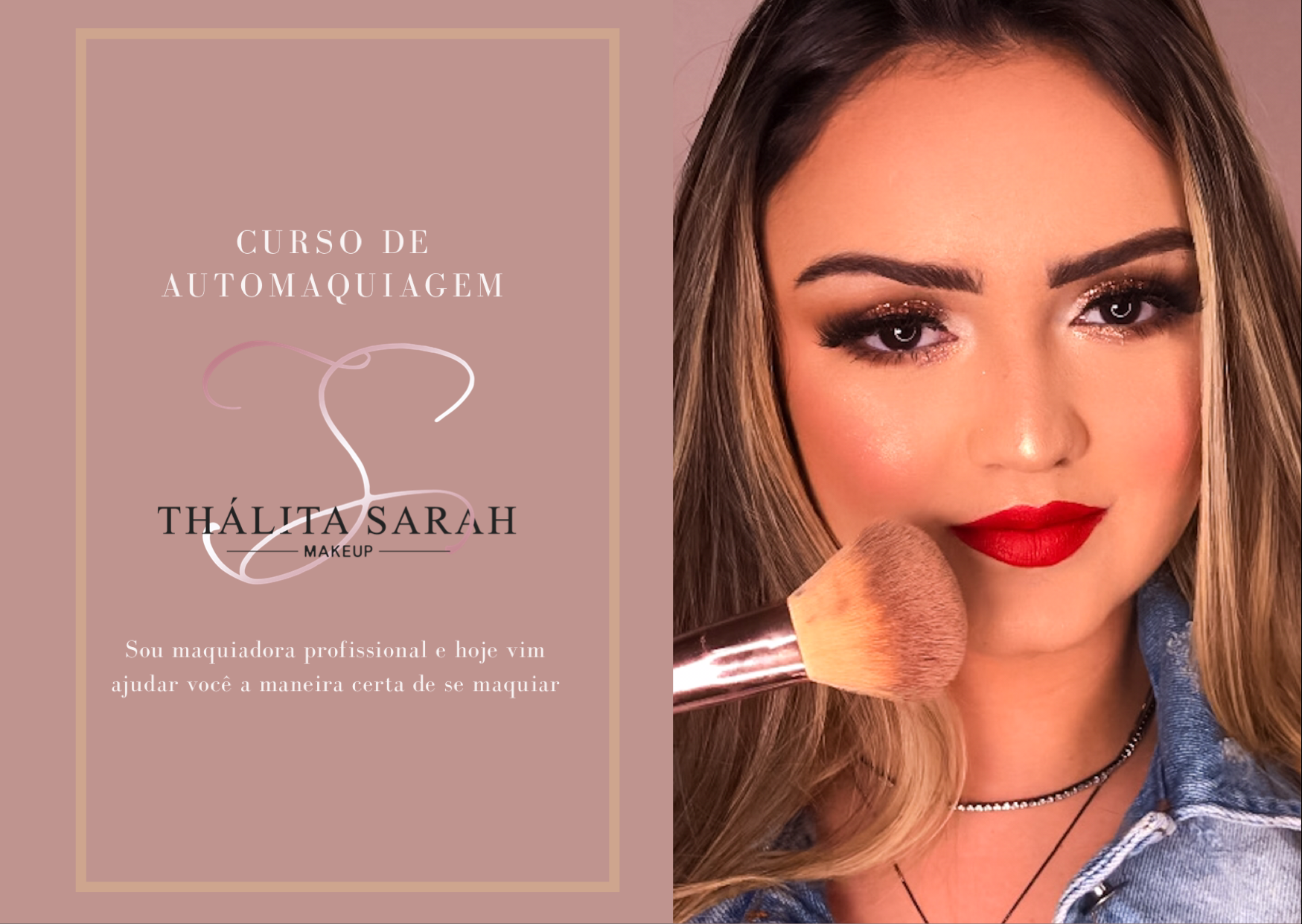 Imagem de Curso de automaquiagem  criado por Thalita na hotmart