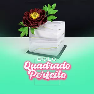 Imagem de capa para o Curso online Curso Bolo Quadrado Perfeito