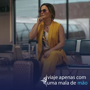 Viaje apenas com uma Mala De Mão>