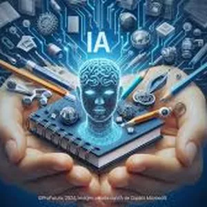 Imagem de capa para o Ebook Maneiras de Trabalhar com IA em 2025 !