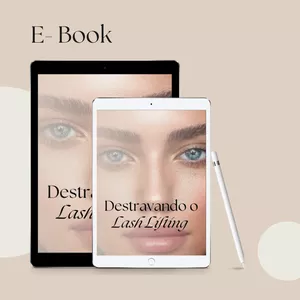 Imagem de capa para o Ebook Destravando o Lash Lifting 