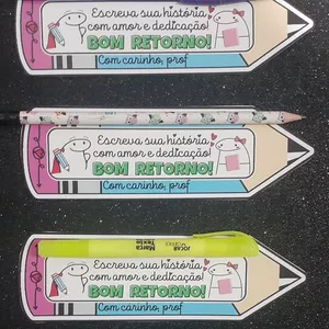 Imagem de capa para o Ebook TAG LÁPIS VOLTA ÀS AULAS FLORKS