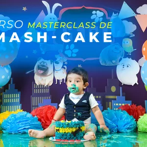 Imagen de portada para Curso online SESION SMASH CAKE NIÑOS