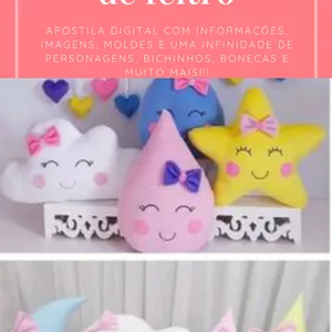 Imagem de capa para o Ebook 300 moldes de feltro