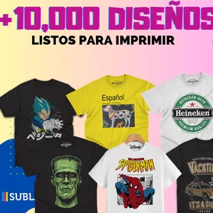 Imagen de portada para Curso online Super Pack 10,000 diseños 