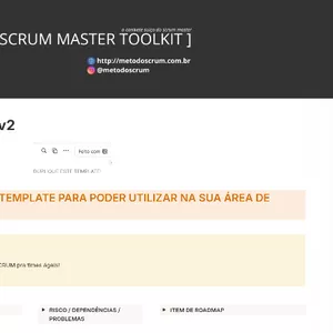 Imagem de capa para o Ebook Scrum Master Toolkit v2