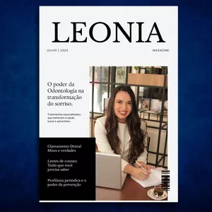 Imagem de capa para o Curso online Revista Odontologia editável no Canva 