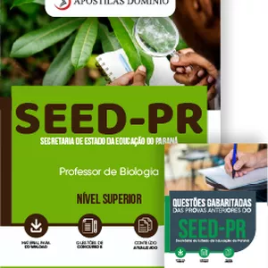 Imagem de capa para o Ebook Apostila SEED-PR 2023 - Professor - Biologia