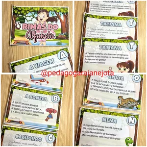 Imagem de capa para o Ebook RIMAS DO ALFABETO