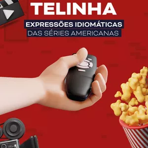 Imagem de capa para o Ebook Inglês da Telinha