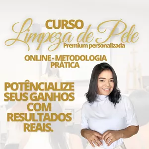 Imagem do curso LIMPEZA DE PELE MÉTODO PREMIUM PERSONALIZADO 