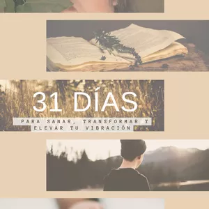 Imagen de portada para Ebook 31 días para sanar, transformar y elevar tu vibración 