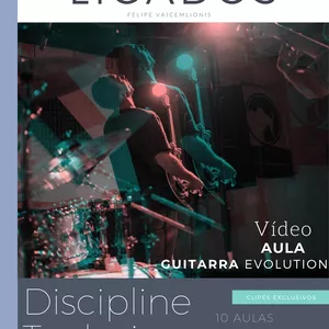 Imagem de capa para o Curso online Guitarra Evolution Ligados - Frases e exercícios 