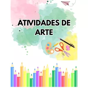 Imagem de capa para o Ebook ATIVIDADE DE ARTE PARA IMPRIMIR 