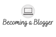 Becoming a Blogger logo